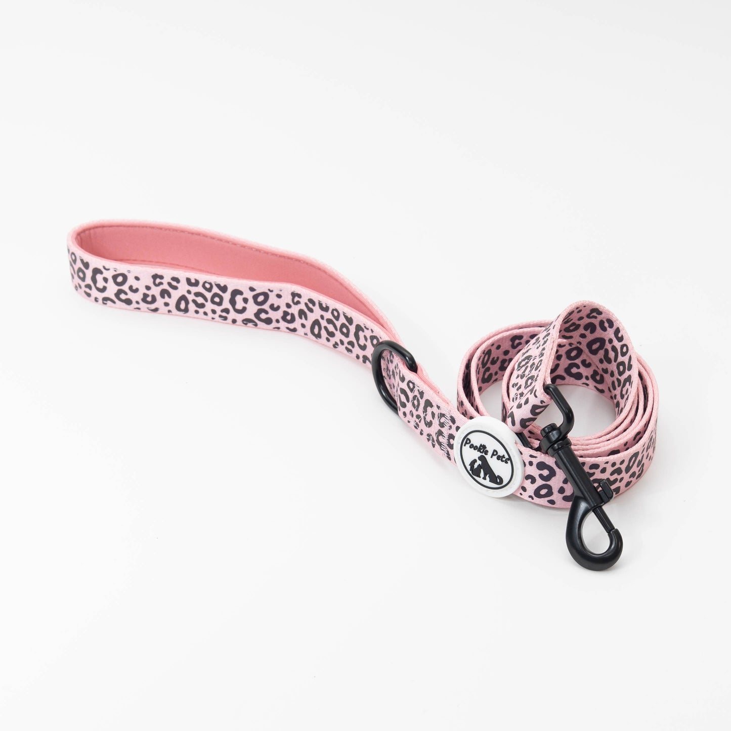 Reflective Leash with Leopard Print by Pookie Pets