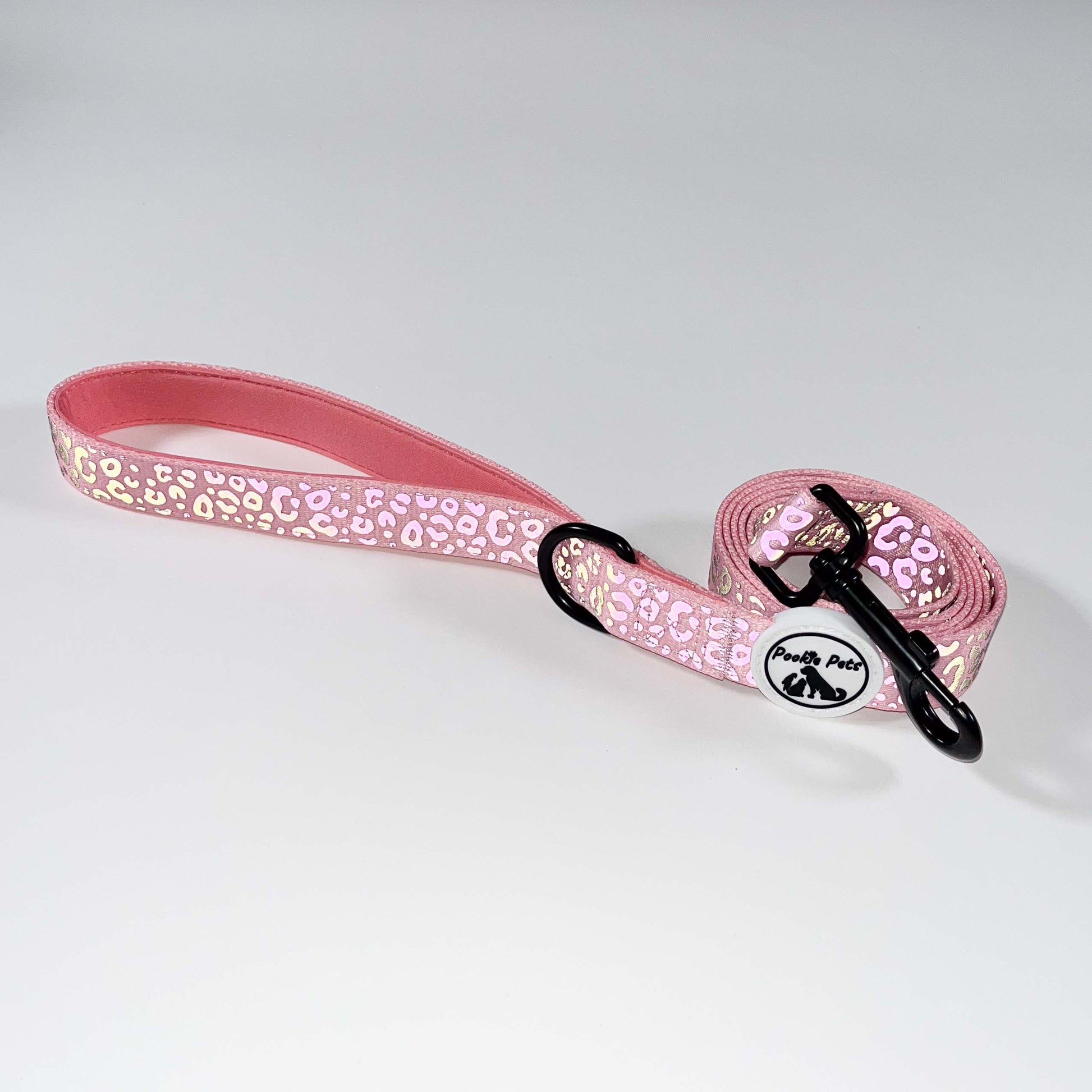 Reflective Leash with Leopard Print by Pookie Pets