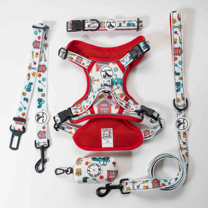 Comfort Explorer Harness in FARM - Functional and Durable Cat Harness - Pookie Pets